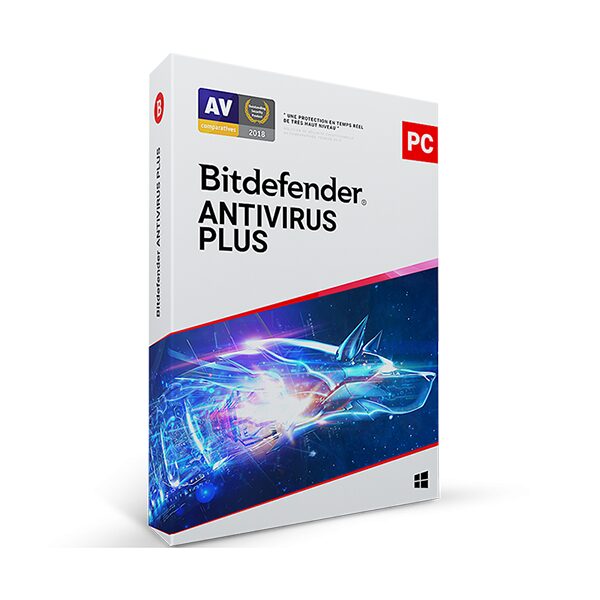 BITDEFENDER ANTIVIRUS PLUS – 5 PC 2025 – 1 År