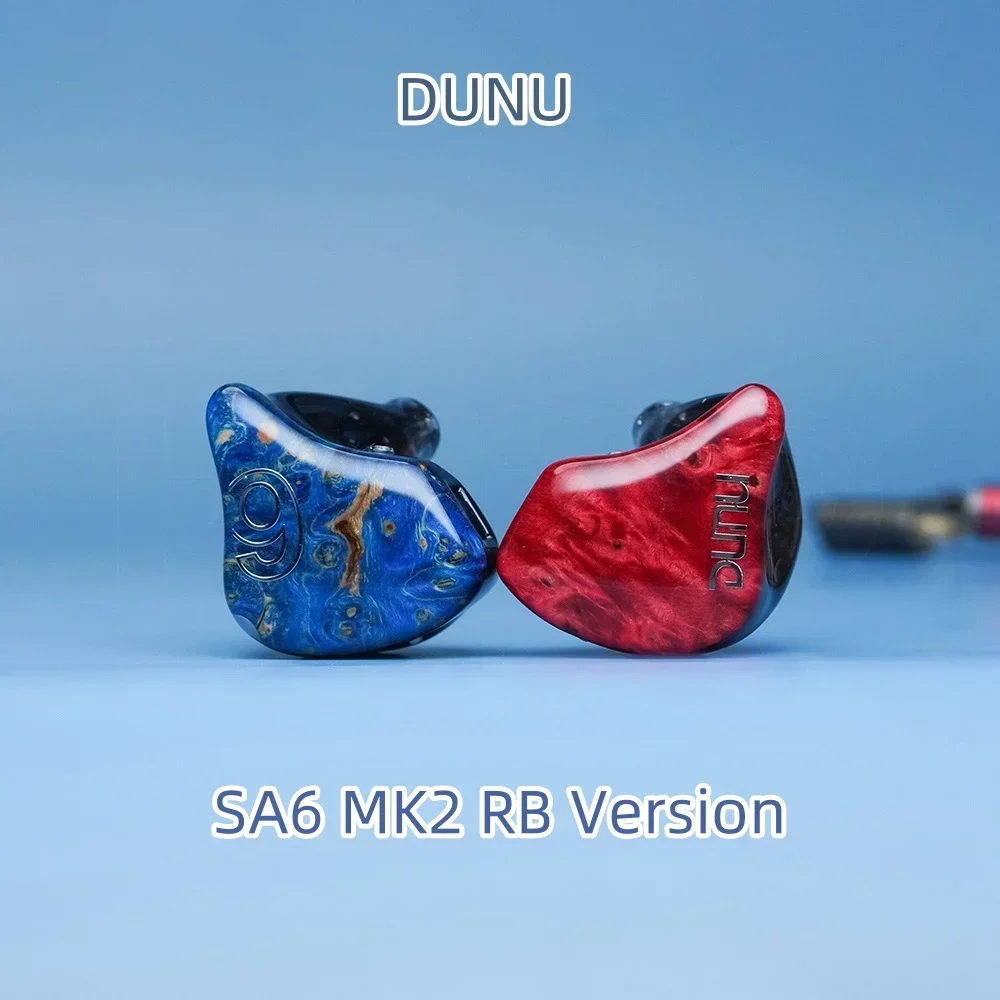 DUNU SA6 MK2 / MKII RB Version 6BA In-Ear Monitors Earphone 6 Balance Armature Drivers Headphone 2 Tuning Switch HiFi IEMs