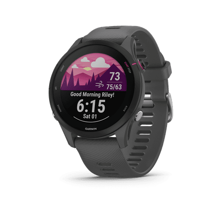 GARMIN Forerunner 255 GPS Smart Watch, 4GB, Slate Gray