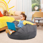 Eggzu Adult Universal Bean Bag Chair-Round & Deal Review