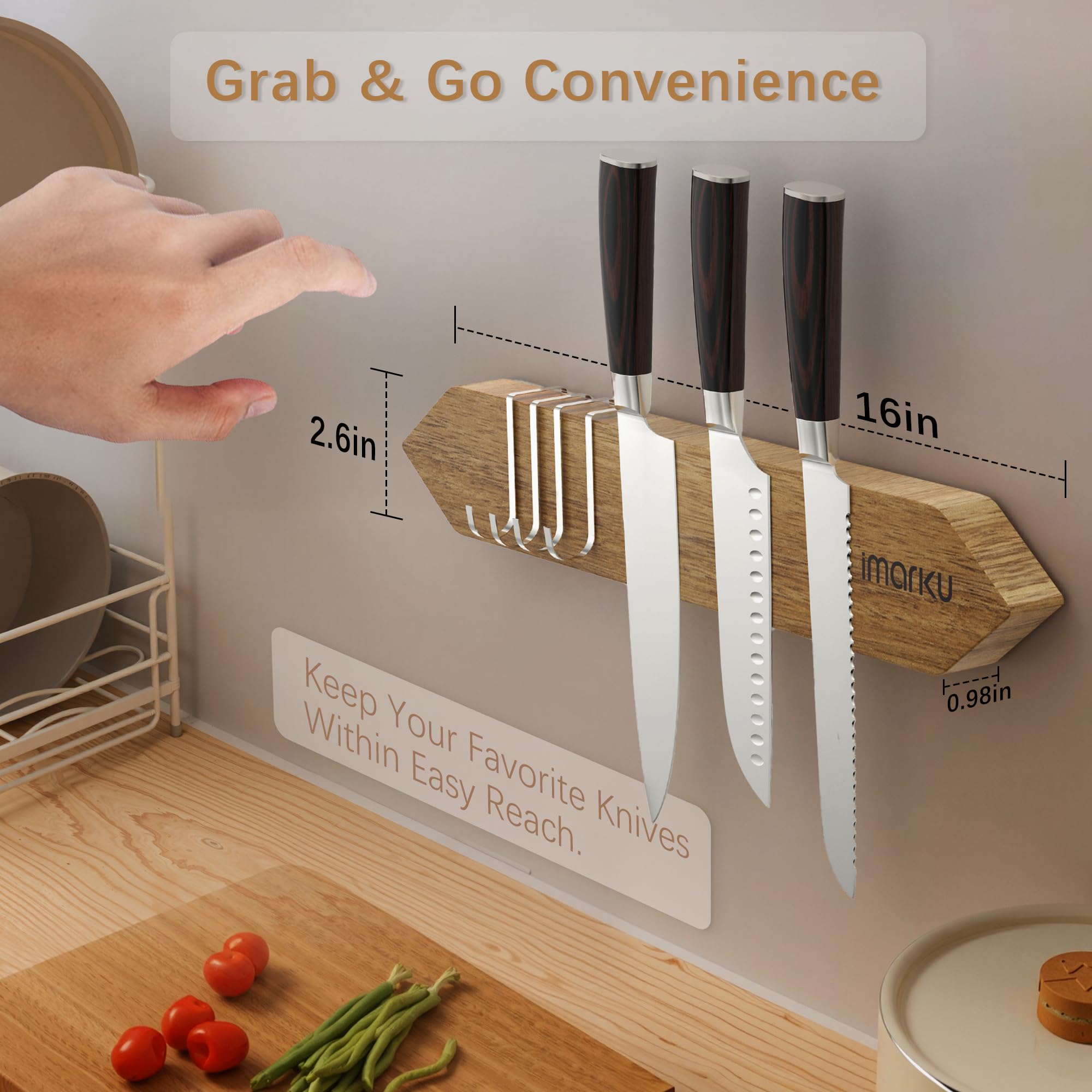 IMARKU Magnetic Knife Holder detail image