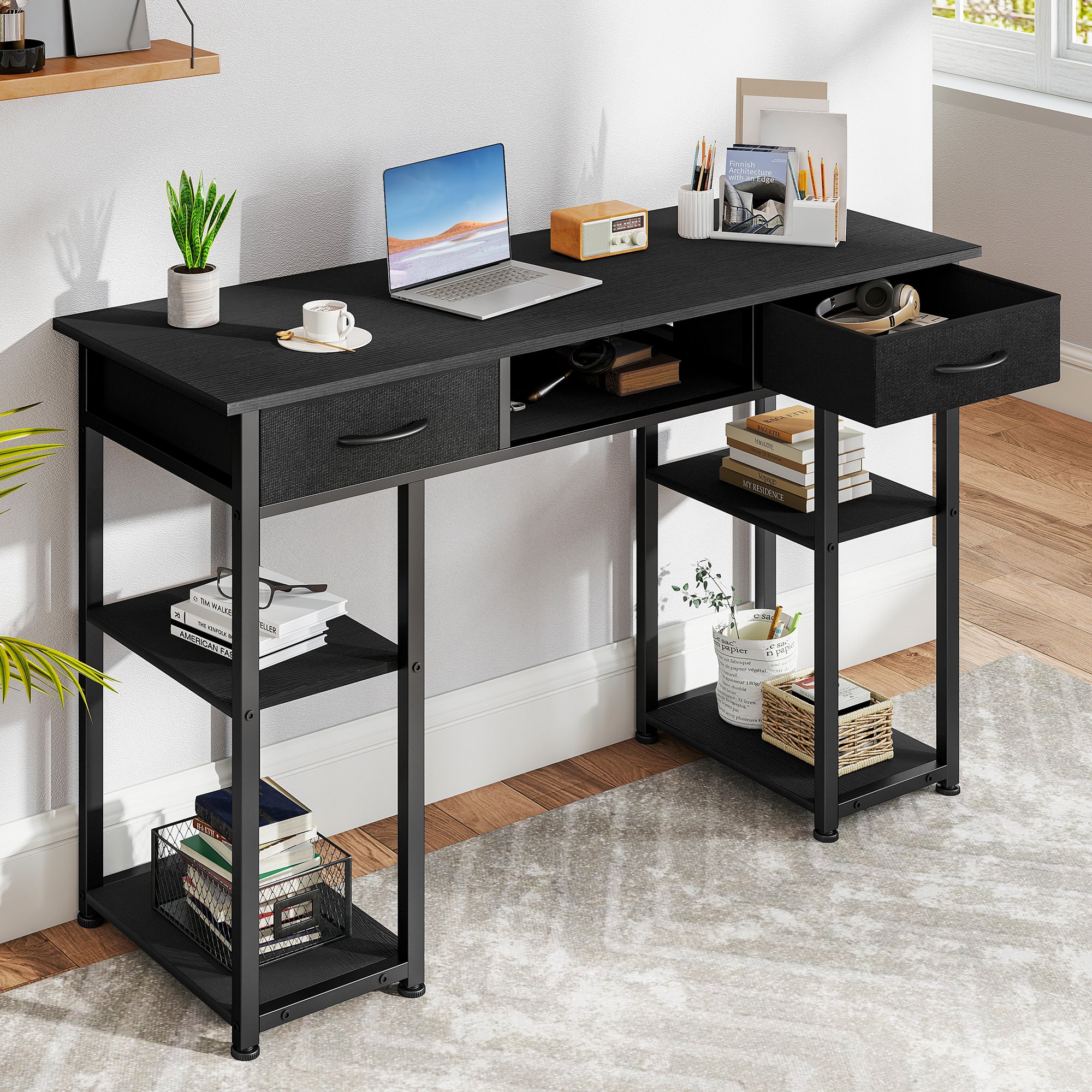 Sweetcrispy 48-Inch Desk with 3 Drawers & Deal Review