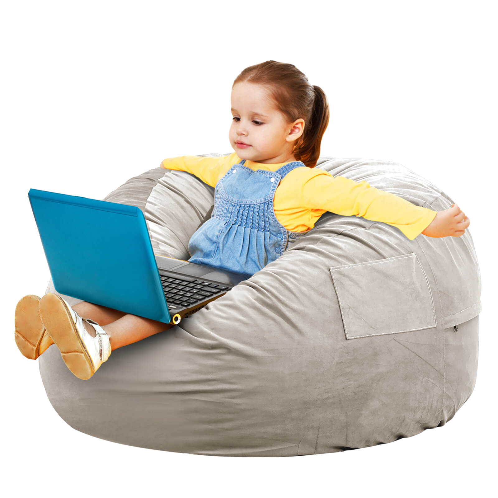 Eggzu Adult Universal Bean Bag Chair-Round & Deal Review