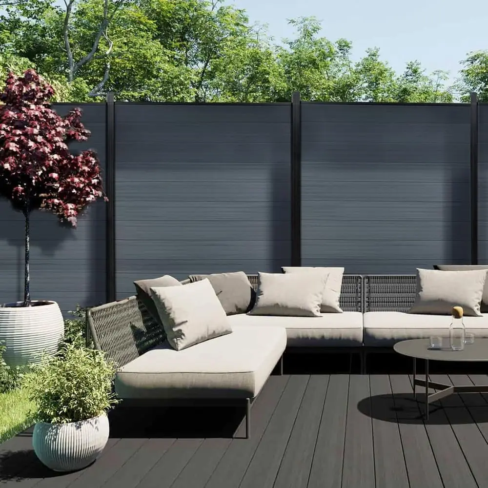 AliExpress 6ft x 6ft Wind-Resistant Grey Outdoor Privacy Panels with 2 Posts for Patio, Backyard, Garden, and Pool Deal Review