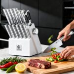 IMARKU Japanese Knife Block Set 14-Piece Deal Review