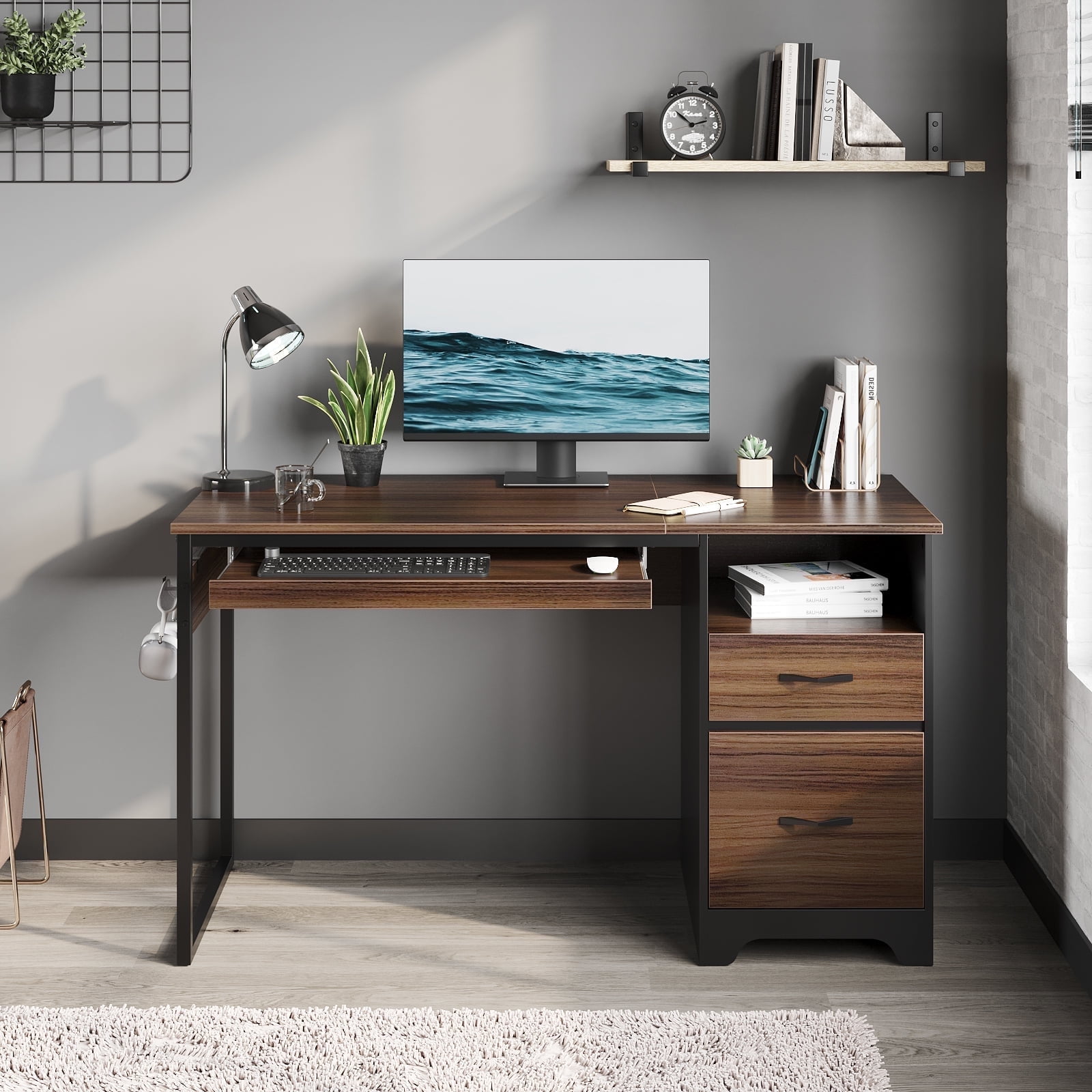 Sweetcrispy 48-Inch Desk with 3 Drawers & Deal Review