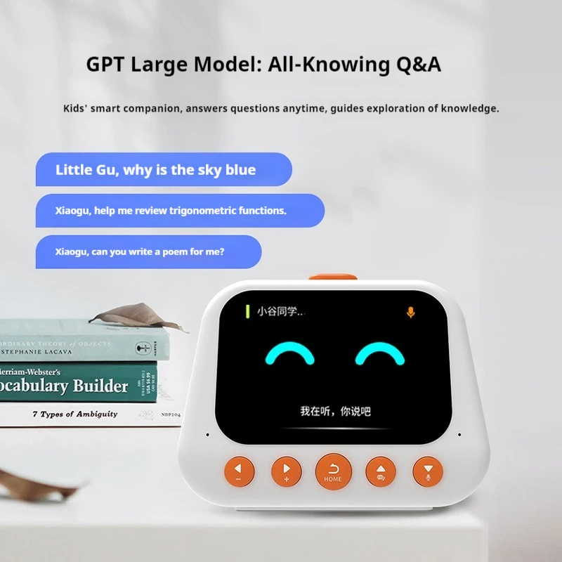 Bosscan Gpt Model Ai Voice Smart Alarm Clock Smart Ai Robot Multifunctional Kids Early Education Learning Story Toy For Students