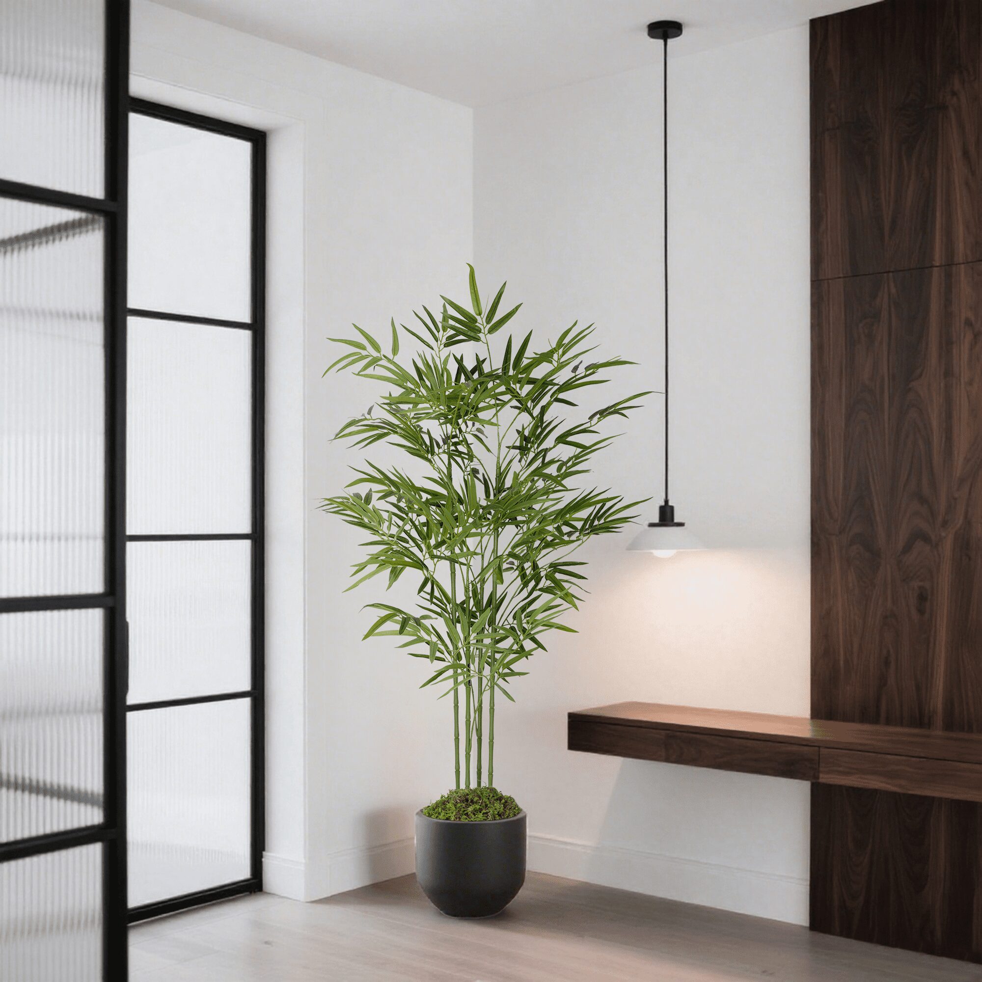 OLIVIVI Faux Bamboo Tree 4FT Tall Artificial Review