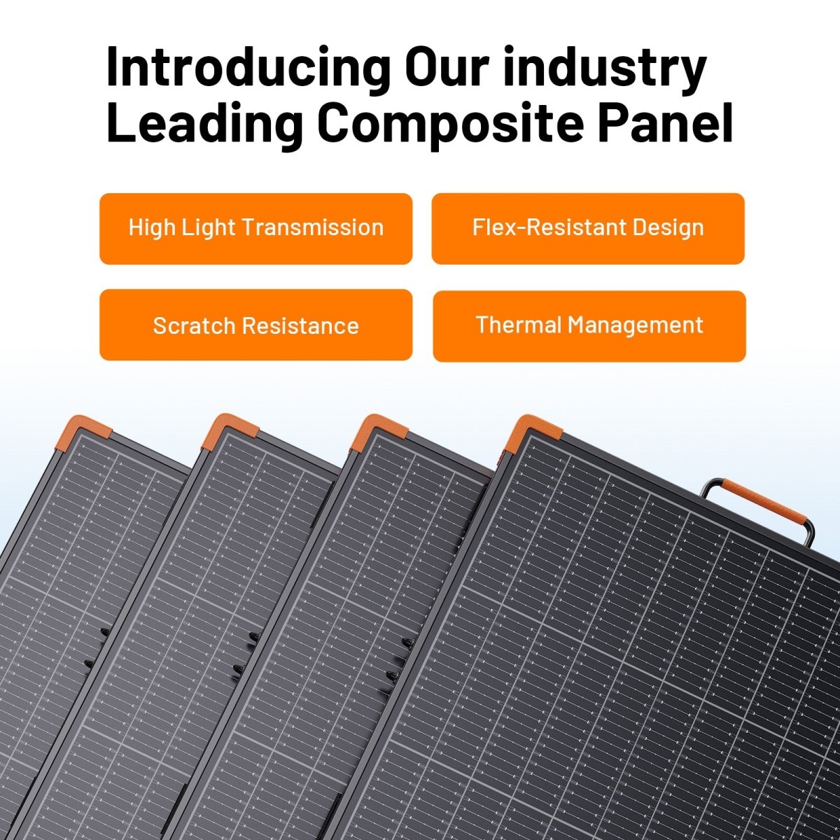 ZOUPW 180W Bifacial Portable Solar Panel detail image