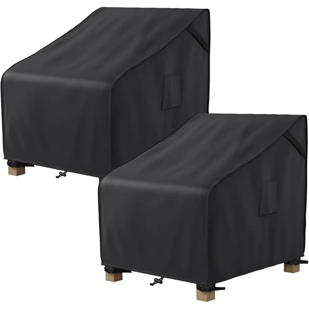 Patio Furniture Covers Waterproof, Outdoor Chair Covers or Rocking Chair, up to 32W x 37D x 36H Inches, Ventilated Air Vents, Co