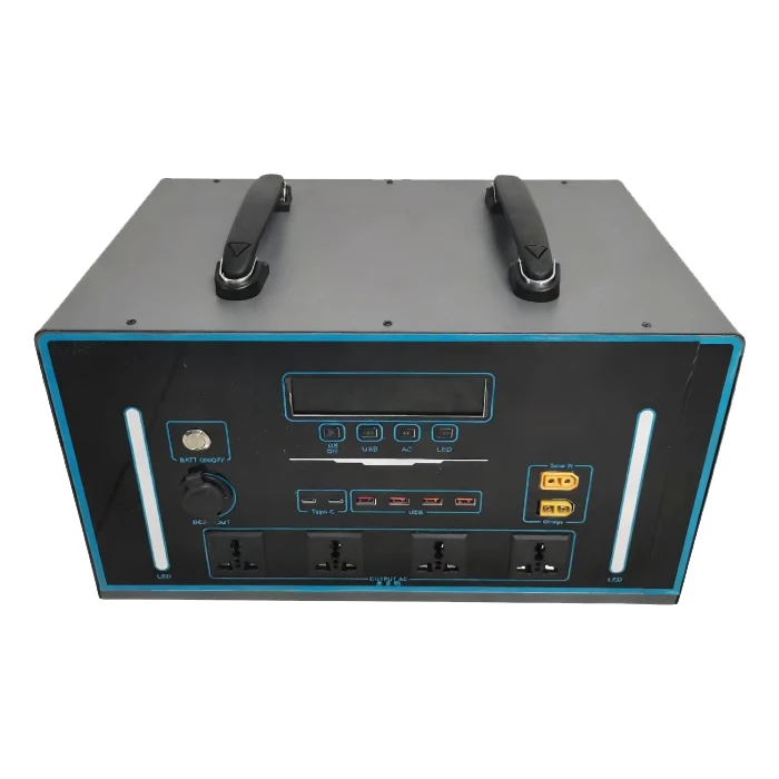 AC 2000w 2500w Lifepo4 Battery MPPT Battery Portable Power Station Outdoor Solar DIDU Solar Portable Power Station Emergency